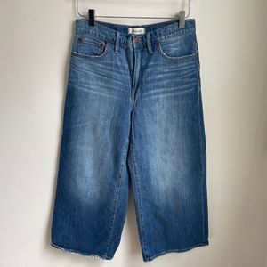 MADEWELL Wide Leg Crop Finney Wash Petite 28